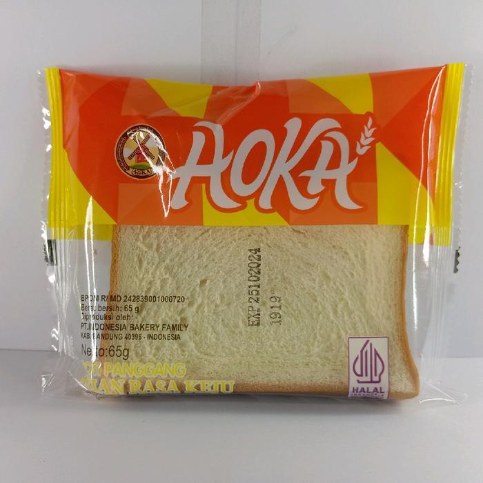 Roti Aoka Panggang Rasa Keju