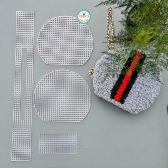 ANEKA - Canvas Plastik Bulat C / DIY Bag