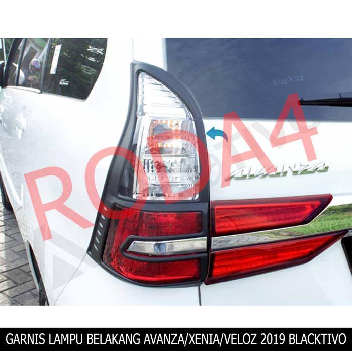 Unik Garnish Lis Lampu Belakang Avanza Veloz Great Xenia 2019 Blacktivo Terlaris