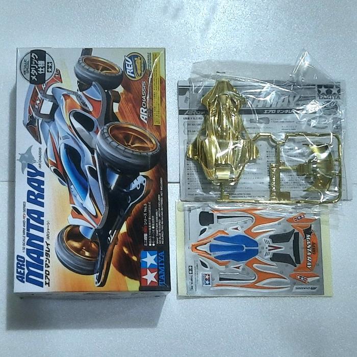 Body Aero Mantaray Gold Metallic Special + Decal Original Tamiya