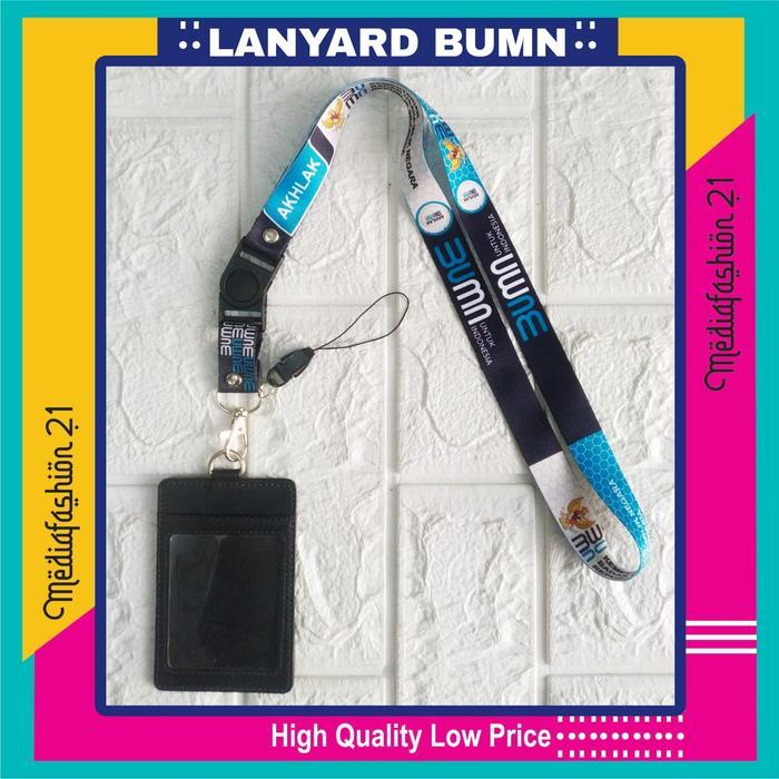 Bumn Akhlak Lanyard Tali Gantungan Id Card Free Strap Flashdisk