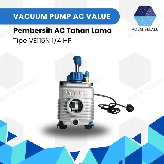 Vacuum Pump Ac Value Ve115N 1/4 Hp Pompa Vakum Ac Value Ve115N