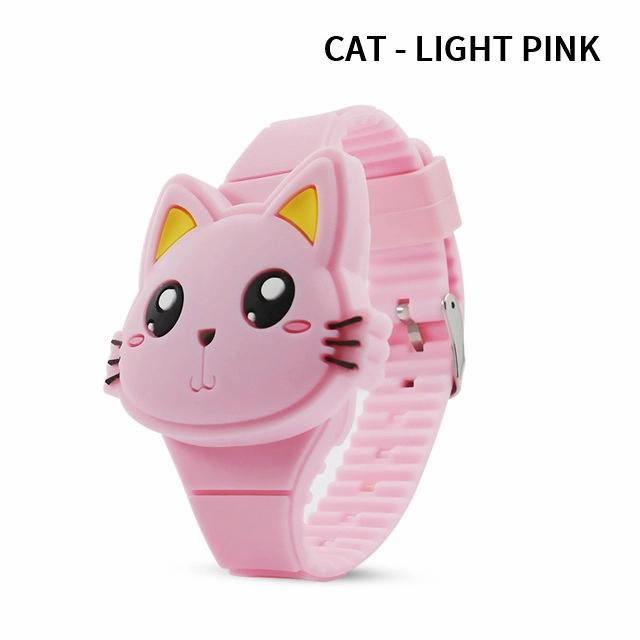 TERMURAH Jam Tangan LED Anak Cat Kucing Lucu Baru READY STOCK