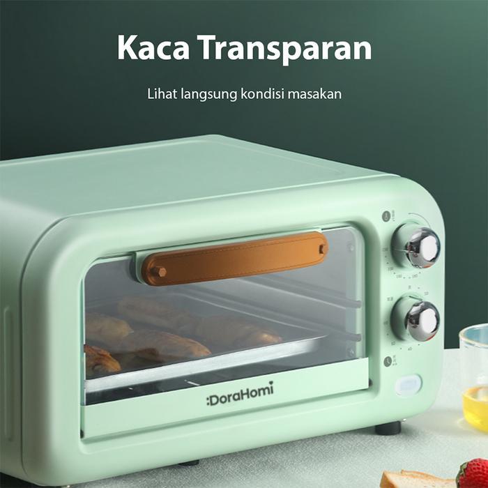 Oven Listrik Low Watt Electric Open Kue Alat Panggang 12Liter 800 Watt