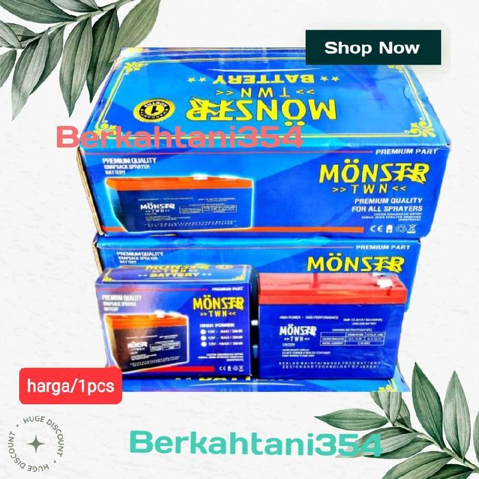 aki tangki cas merk monstr monster twn premium 8ah 12V aki untuk segala tangki cas mnstr monstr
