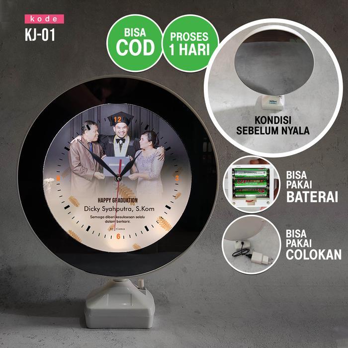 Terlaris Sehari Jadi Kado Cermin Lampu Ajaib (Magic Mirror) Variasi Jam Untuk Ulang Tahun Cewek