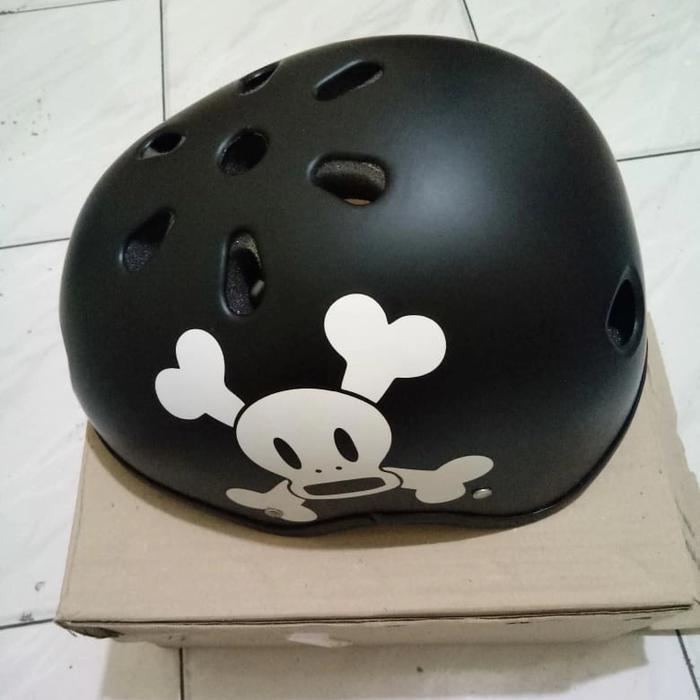 HELM SEPEDA DEWASA MOTIF TENGKORAK UKURAN XXL DAN XL