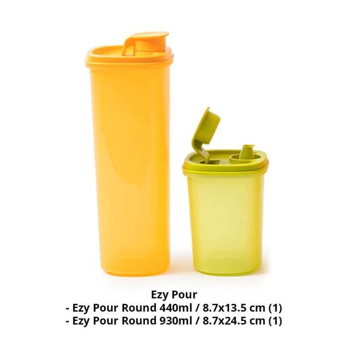 PROMO Tupperware botol minyak goreng kecap ezy pour 2pcs BISA GRAB