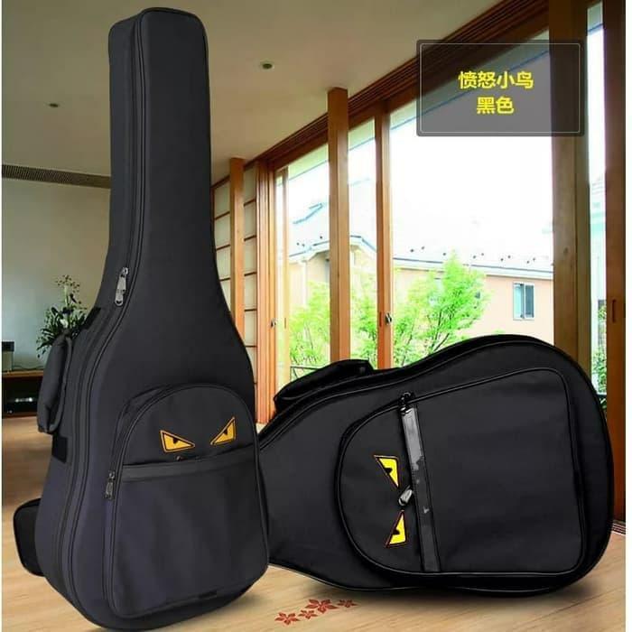 Gigbag Gitar Klasik Busa Tebal Semi Hardcase Tahan Air dengan Dua Kantong