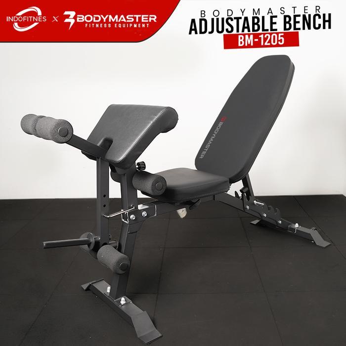 Bodymaster Adjustable Bench Bm-1205He - Gym Bench Bangku Kursi Sit Up Gym Fitness Multifungsi Leg