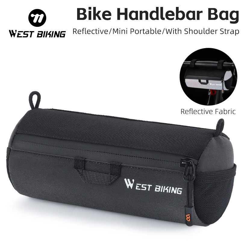 WEST BIKING Bicycle Handlebar Bag 1L Mini Bike Front Bag Portable MTB Road Bike Motorcycle