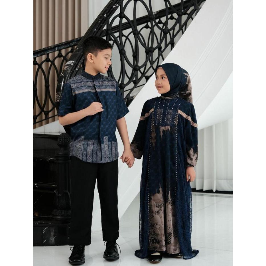 Alcavella - Mayesha Kids Series Baju Gamis Dress Muslim Premium
