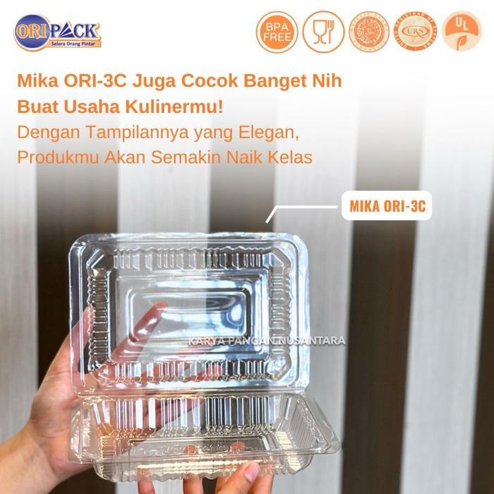 MIKA PLASTIK MIKA KUE MIKA MAKANAN MIKA 3C MIKA KEMASAN MAKANAN PER PACK