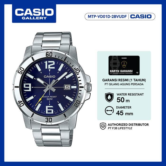 CASIO JAM TANGAN PRIA MTP-VD01D-2BVUDF