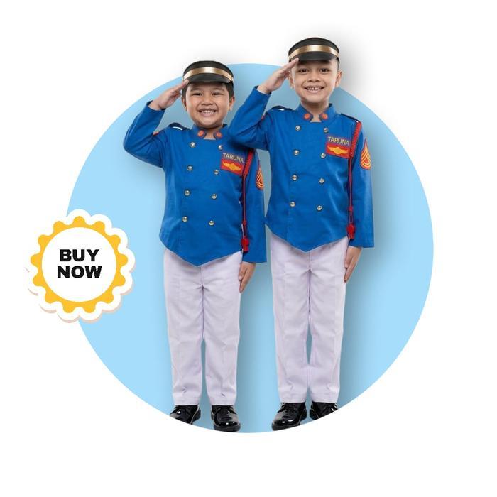 Baju Taruna Akademi militer-Kostum akmil anak-Kostum Taruna akademi militer anak