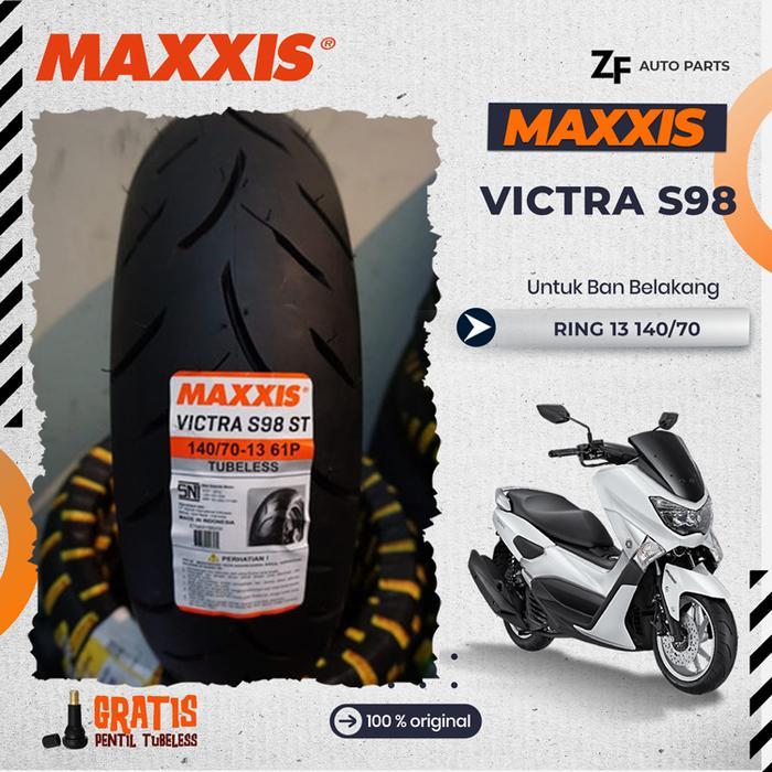 Ban Motor NMAX Ring 13 140/70 MAXXIS VICTRA S98 ST Tubeless