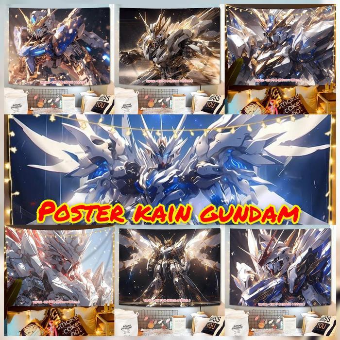 Ada Stok HS - POSTER KAIN DINDING BACKGROUND KAIN POSTER KAIN KARTUN BENDERA ANIME POSTER KAIN