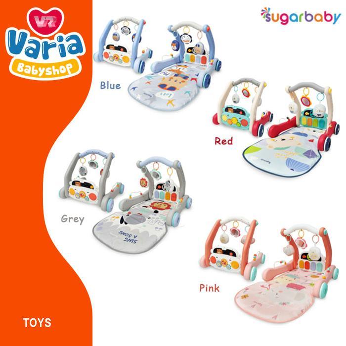 DISKON Sugar Baby 2in1 Baby Push Walker & Playmat / Playmat Bayi / Baby Push Walker SUGAR BABY