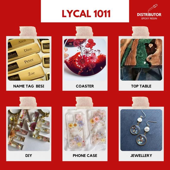 Resin Bening Lycal Keras - Lycal 1011 - 500 Gr