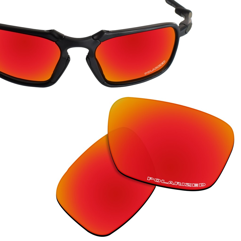 Zentroglo Polarized Anti-Seawater Lenses UV Protection Replacement for Oakley Badman OO6020 60mm