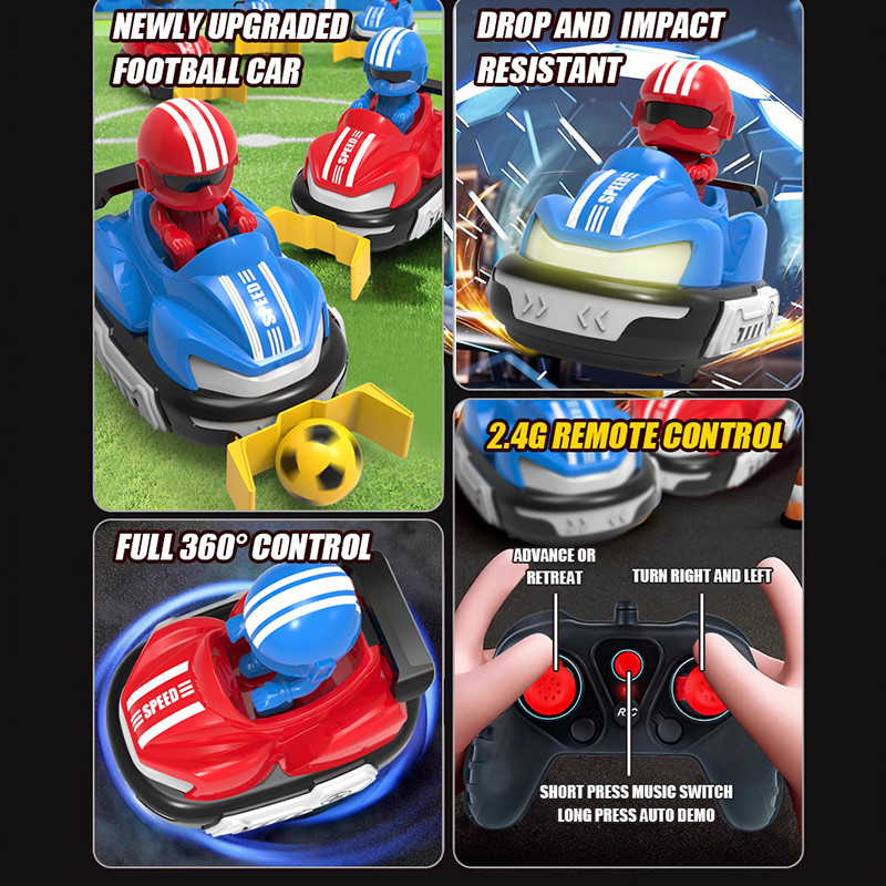 2.4G Remote Control Car Opponent Intelligent Battle Bumper Cars Toys Crash Bounce Toys Parent