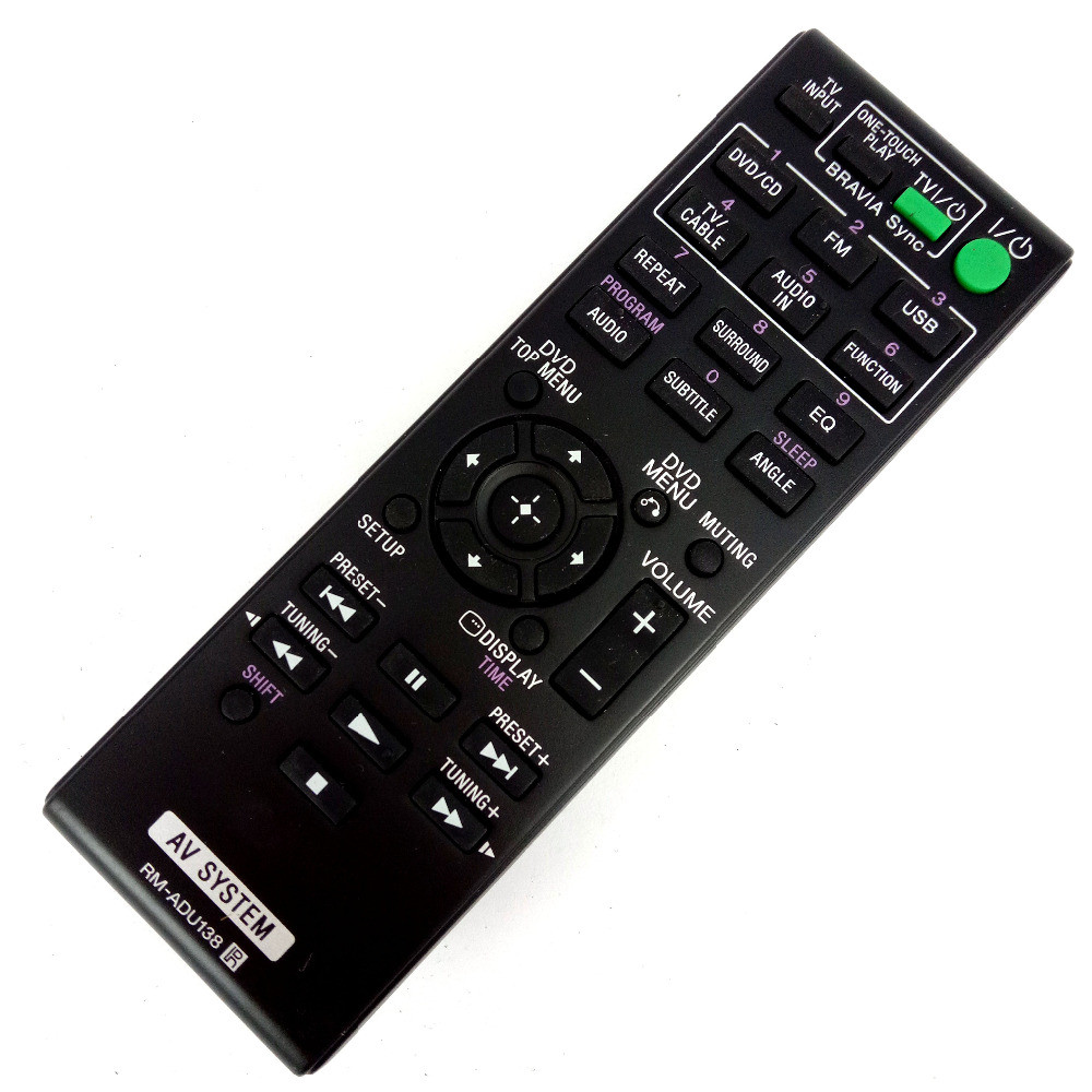 NEW for Sony AV SYSTEM Remote control RM-ADU138 FOR DAV-TZ140 HBD-TZ140 SS-CT121 SS-TS121 SS-WS121