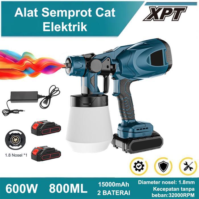 ` Mesin Semprot Cat Elektrik Nirkabel Berkekuatan 600W/Mesin Semprot Cat/ Kompresor Semprot Cat/Alat