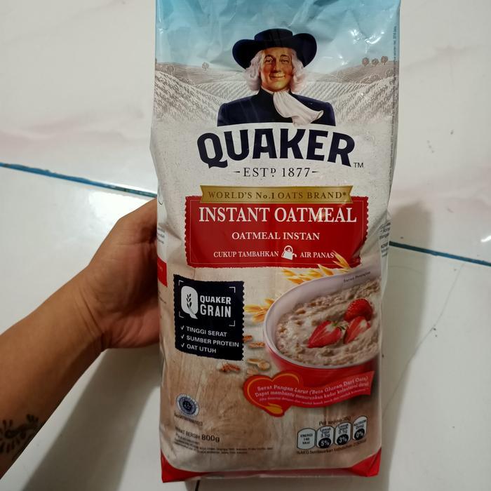Quaker Instant Oatmeal (800G) Oat / Gandum / Sereal Tbk