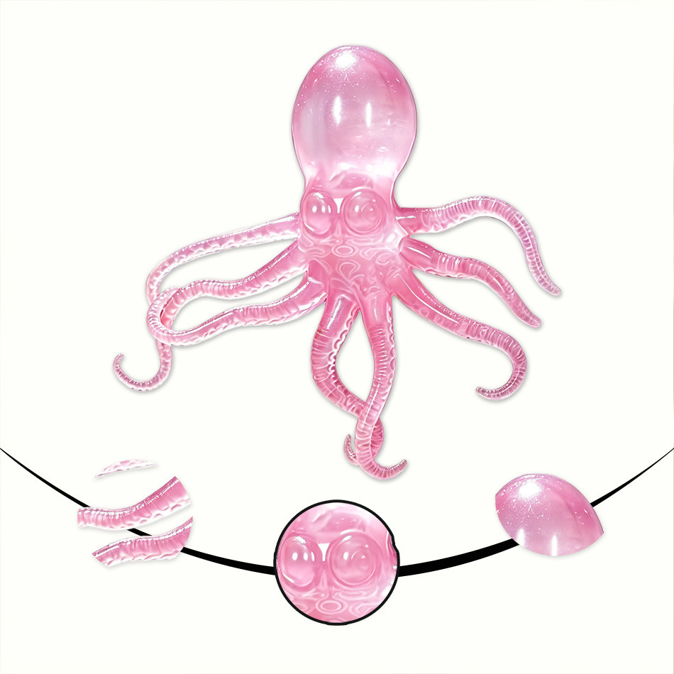 Safe &Odorless Squishy Ocean Octopus Squeeze Fidget Simulation Stress Relief Slow Rebound Can Be