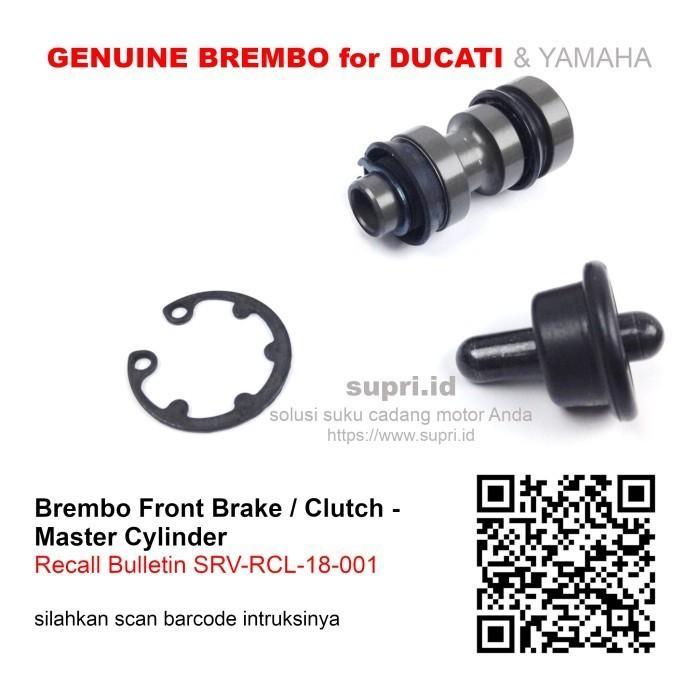 Piston Cylinder Kit Master Rem Depan Mv Agusta F4Rr F4Rc Asli