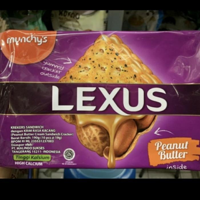MUNCHYS LEXUS BISKUIT 190GR PEANUT BISKUIT KACANG KUE KACANG ENAK