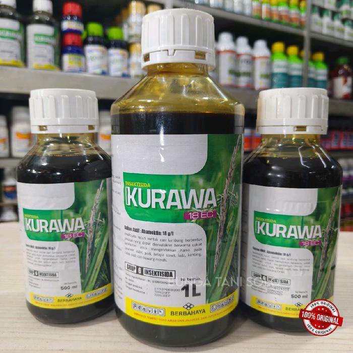 asyifashops KURAWA 18EC - 1L & 500ml Insektisida Kontak dan Racun Lambung Anti Hama Thrips, Tungau,