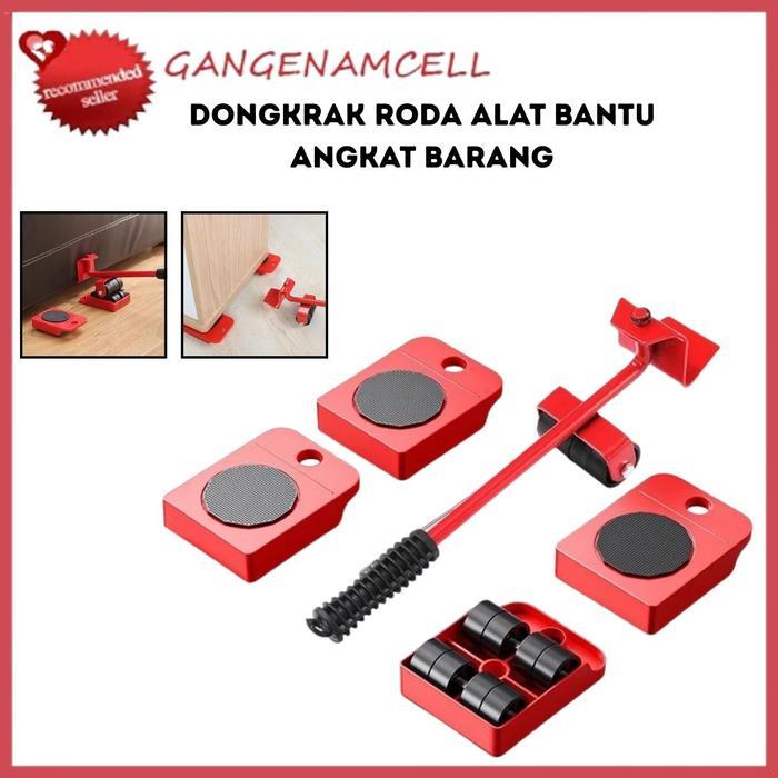 PR0M0 Dongkrak Alat Bantu Angkat Barang Max 150Kg Roda Pemindah Furniture G00D QUALITY