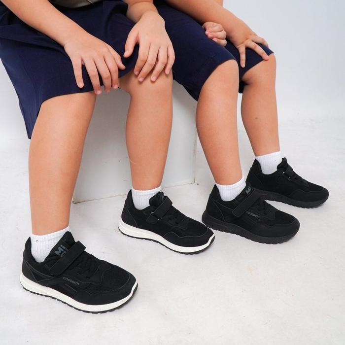 [ Tomkins Warrior Style ] Sepatu Anak Sekolah School Shoes Sneaker Unisex