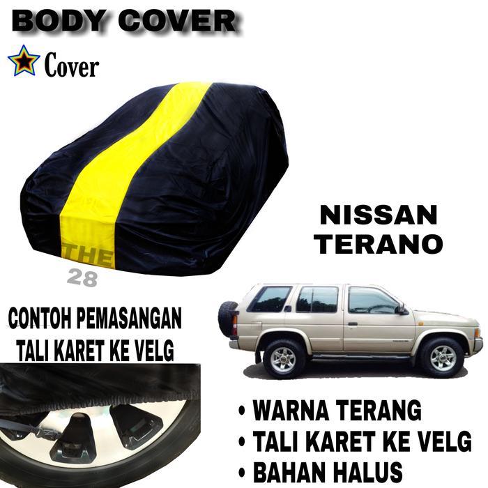 Sarung Mobil Nissan Terano List Single Kuning Cover Nissan Terano