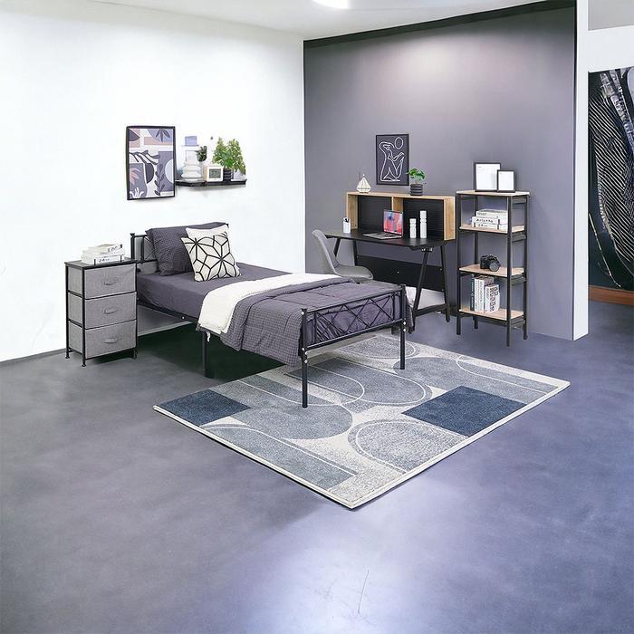 Informa Larson Tempat Tidur Anak Metal Bed Ranjang Kasur Perabot Tidur Furniture Kamar Tidur