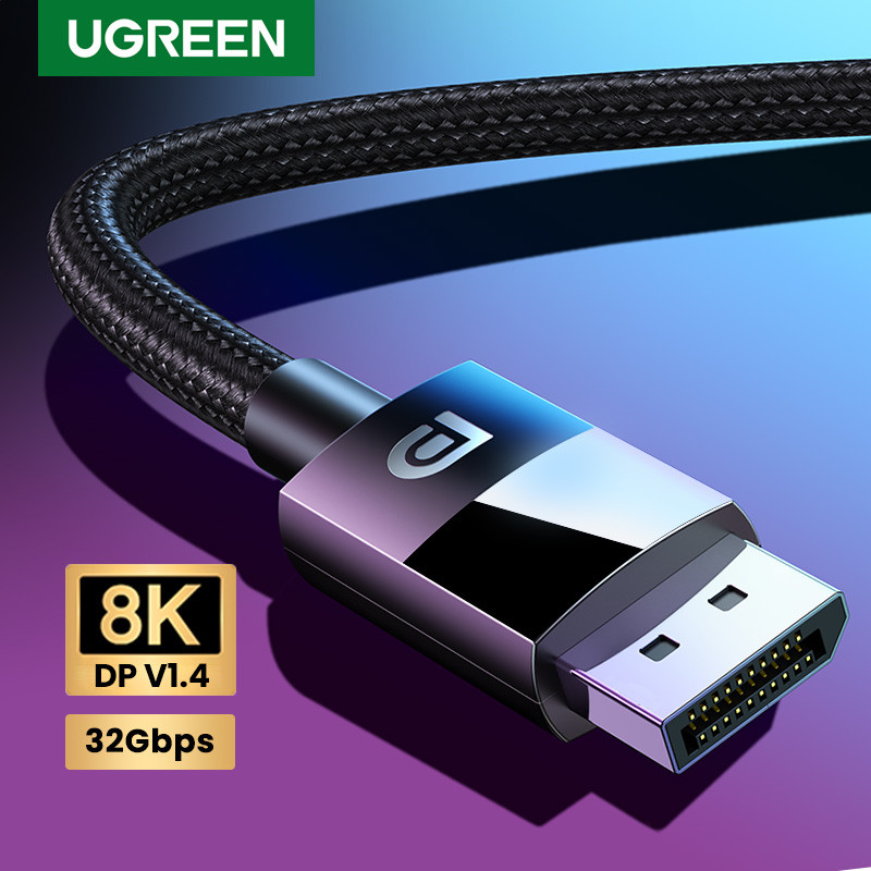 Ugreen 8K DisplayPort 1.4 Cable for TV 4K 144/165Hz 32.4Gbps