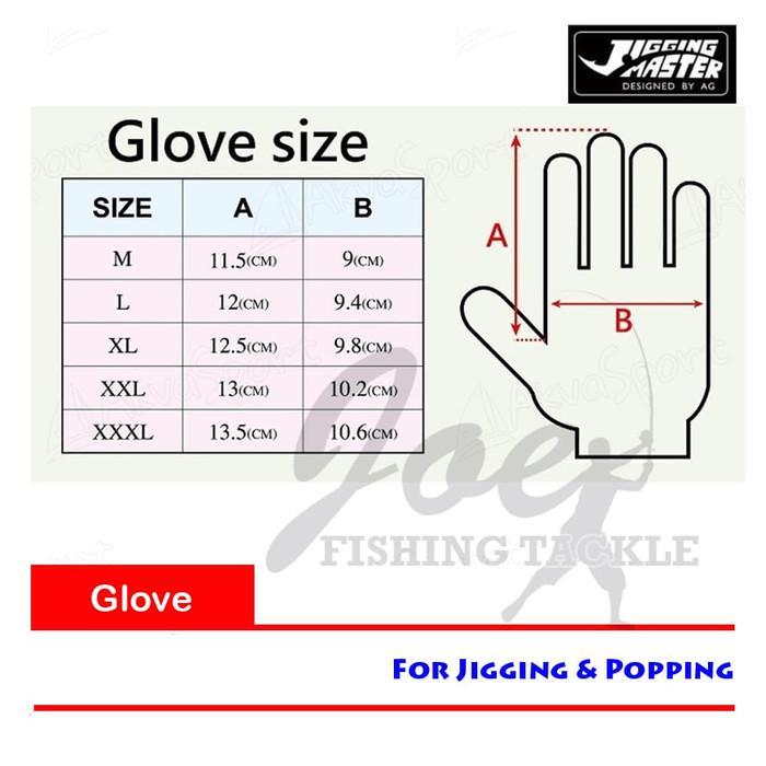 Jigging Master 2021 Vip Jigging & Popping Style Gloves - Sarung Tangan