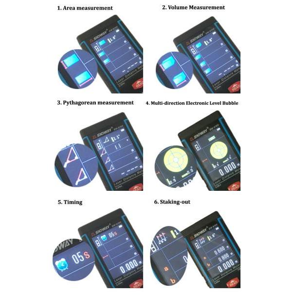 SNDWAY METERAN LASER DISTANCE DIGITAL 40 60 80 100 LASER MERAH HIJAU