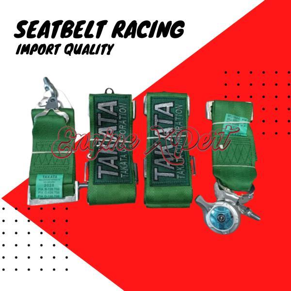 Seatbelt Racing Takata Qr 3Inch 4Titik / Seatbelt Racing Mobil
