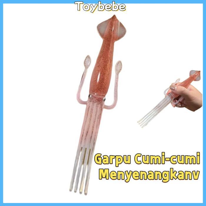 Garpu Cumi Mie Instan Yang Menyenangkan/Sendok Garpu Jepang/ Mie Instan Garpu Karakter/Garpu Makan