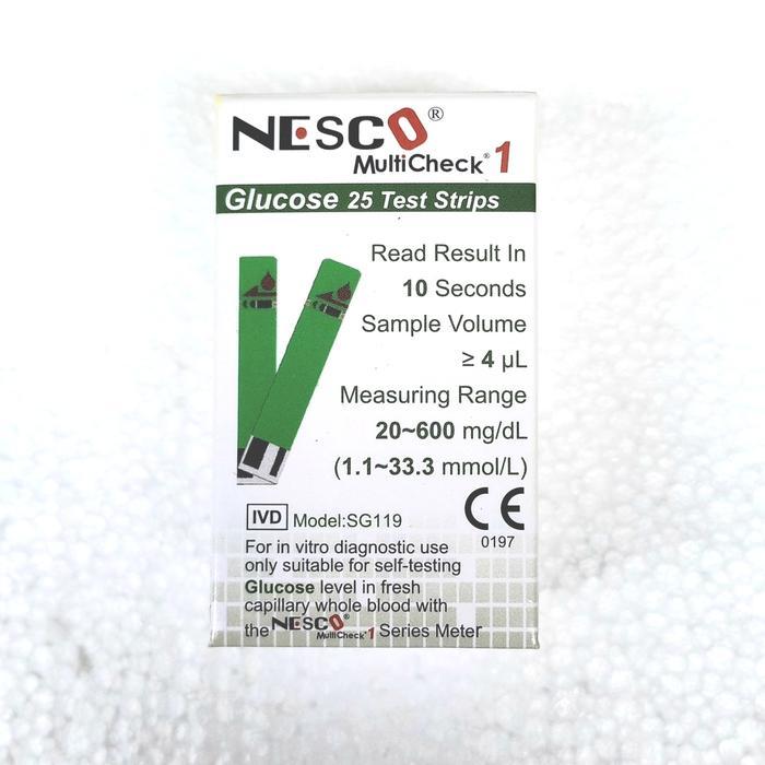 Strip Gula Darah Nesco Strip Refill Gula Darah Nesco Strip Nesco Gula
