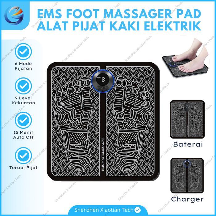 Speeds Living - Ems Foot Massager Pad Alat Pijat Kaki Ems Foot Massager Mat