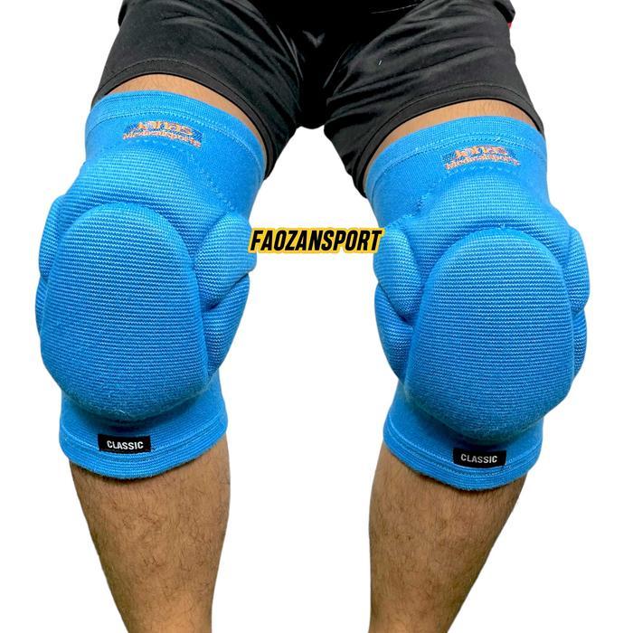 Kneepad Futsal Jonas V2 Knee Pad Original Pelindung Deker Lutut Kiper Warna Hitam Putih Biru Merah