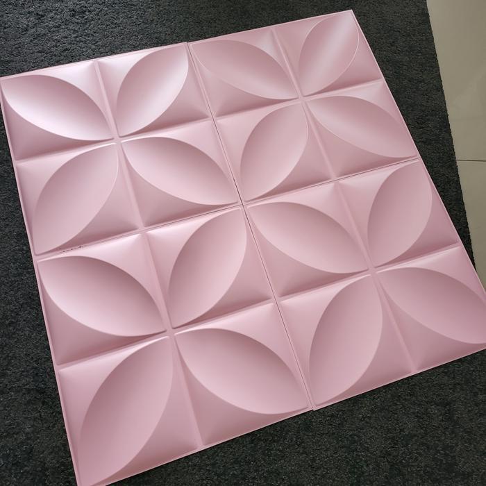 3D WALLPANEL Wall Panel PVC. Bukan wallpaper, sticker, foam. D006 Pink