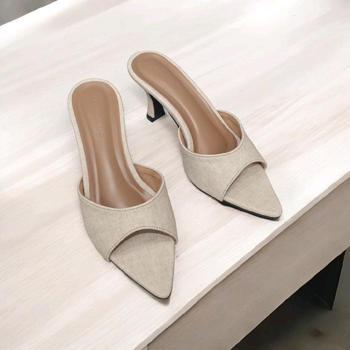 Donatello - Segajang Laurel Sandal Heels Wanita 7 Cm Sendal Shoes