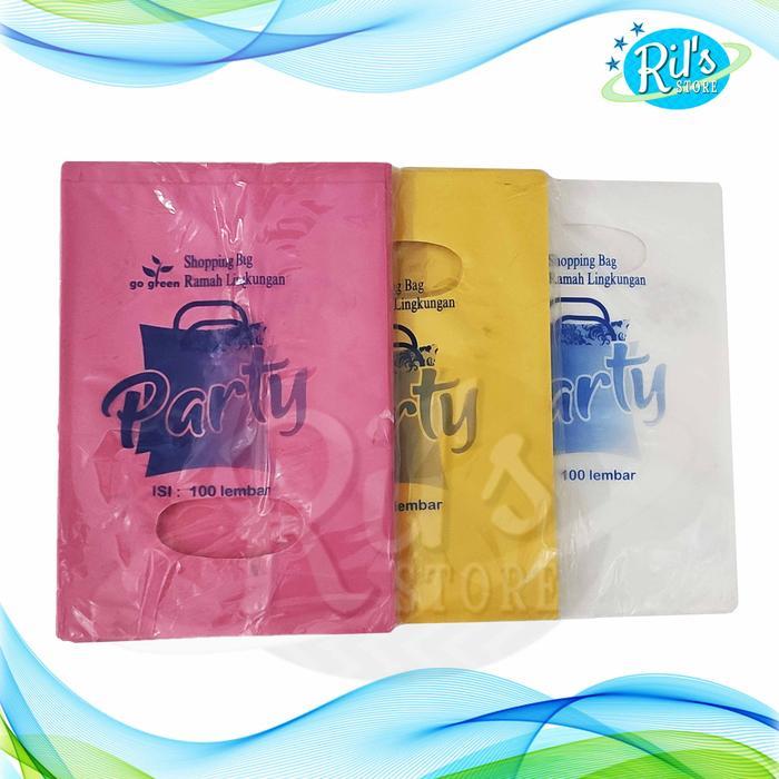 PLASTIK PACKING ONLINE UK. 25 X 35 ISI 100 LEMBAR HD POND OVAL PLONG - PLASTIK POND PARTY