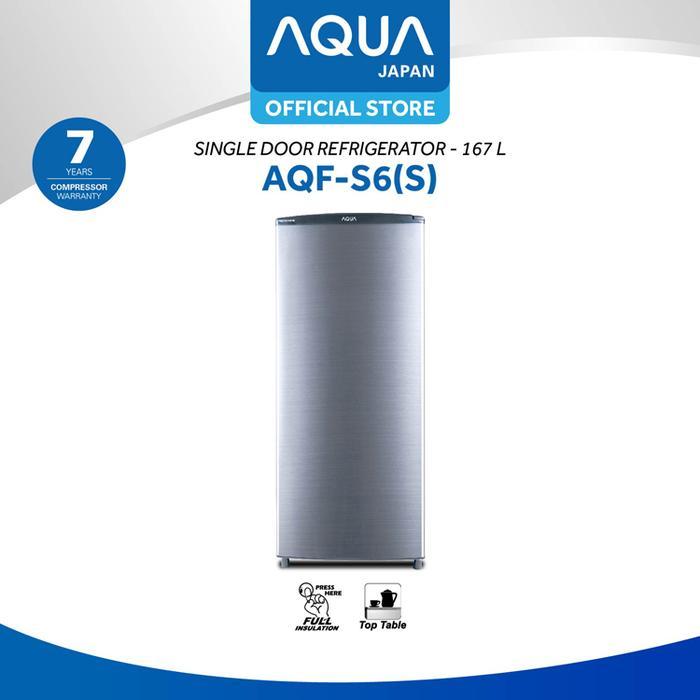 AQUA Elektronik Freezer 6 Rak 167 Liter AQF-S6 - AQF-S6 Silver