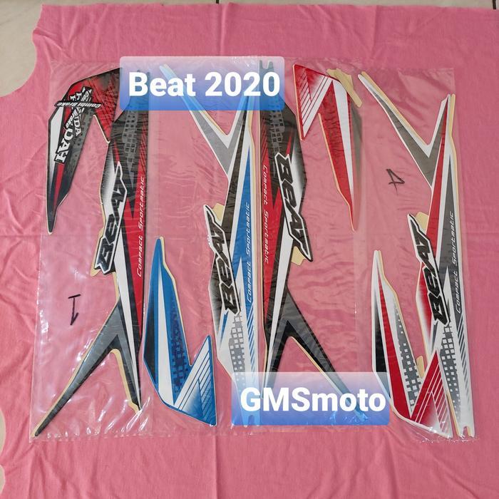 Stiker motor beat cbs 2020 & Striping beat cbs 2020 Honda