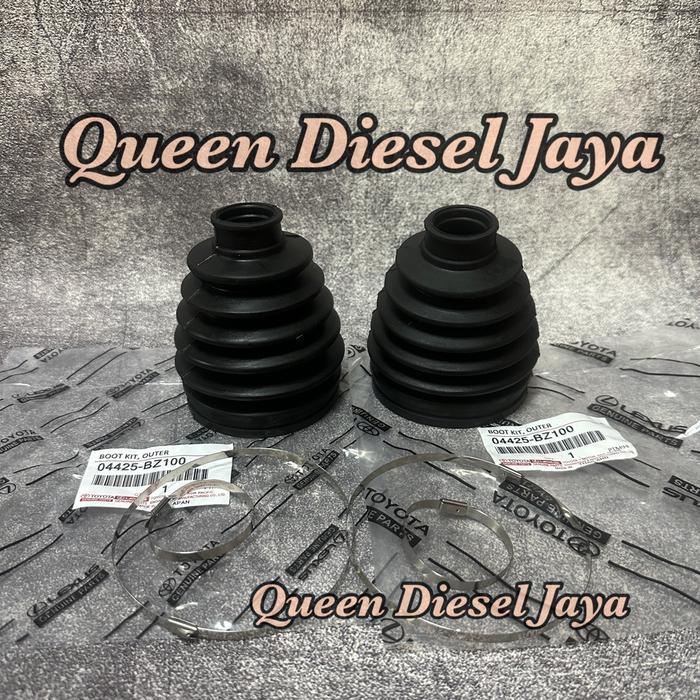 KARET DRIVE SHAFT BOOT DRIVE SHAFT DEPAN LUAR CALYA SIGRA AYLA AGYA 04425-BZ100 BONUS CLAMP HIGH